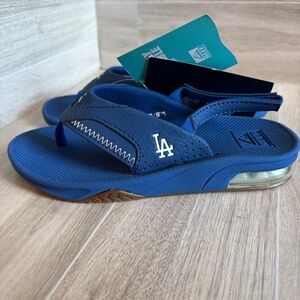 Reef Fanning x MLB LA Dodgers Flip Flops Sandals Youth 11/12